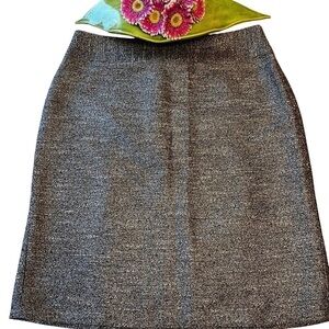 Banana Republic Metallic A-Line Skirt EUC